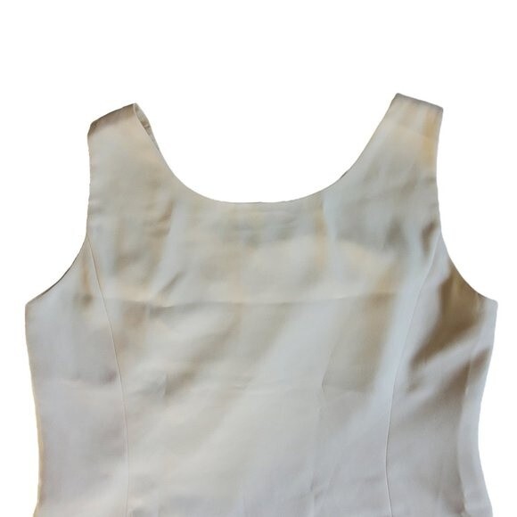 Jones Studio Separates creamy white career sleeveless top sz 14 - Picture 4 of 14